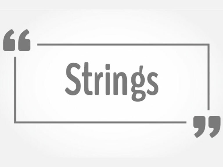 string