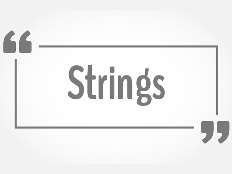 string